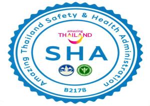 a logo for the thiel island sha at Hotel Fuse Rayong in Rayong