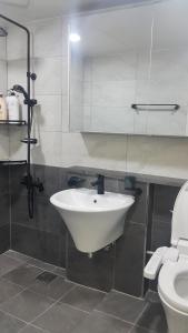 Koupelna v ubytování Bella Guesthouse