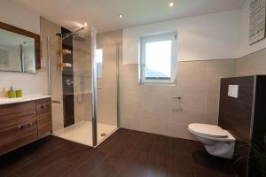 Koupelna v ubytování Ferienhaus Oberhof