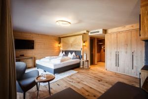 Postel nebo postele na pokoji v ubytování Landhotel Schermer