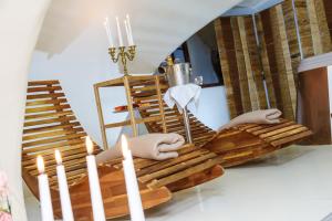Et opholdsområde på Hotel Aplaus