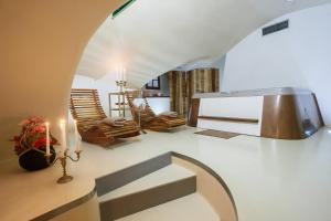 Et opholdsområde på Hotel Aplaus