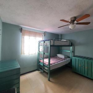 A bed or beds in a room at Hierba De Conejo Hostel