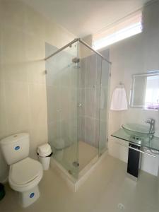 Phòng tắm tại Villa Claudia - apartamento cómodo y tranquilo