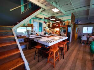 Restaurace v ubytování 樂逃園 Leto Retreat 屏東滿州包棟民宿