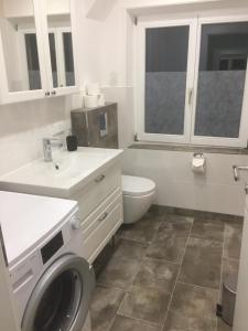 Koupelna v ubytování Gästewohnung Schlossblick