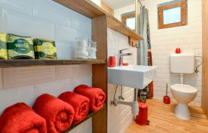 Koupelna v ubytování Vila Countryhouse Pijevci