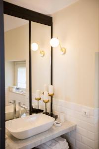 Koupelna v ubytování B&B Attico Taranto