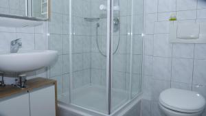 Koupelna v ubytování Ferienwohnung Philipp