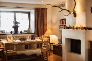 Predel za sedenje v nastanitvi Boutique Hotel Aichinger