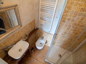 Kylpyhuone majoituspaikassa Il Glicine