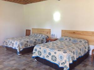 Postel nebo postele na pokoji v ubytování Hotel Finca Las Bovedas