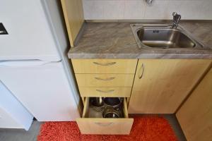 Kuchyňa alebo kuchynka v ubytovaní Apartman Veronika + 17 fotografií