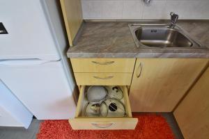 Kuchyňa alebo kuchynka v ubytovaní Apartman Veronika