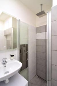 Koupelna v ubytování Apartman Nikola Trojanovice