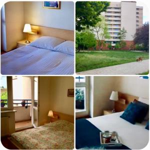 Posteľ alebo postele v izbe v ubytovaní Silent Apartment Center