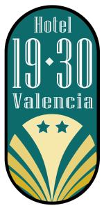 ein Logo für das Hotel Valencia in der Unterkunft Hotel 19-30 Valencia in Valencia