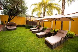 A seating area at La Casona Tequisquiapan Hotel & Spa