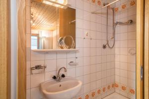 Koupelna v ubytování Försterhaus Wohnung Obergeschoss