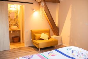 Ruang duduk di Domaine des Jammetous - Hotel and Yoga Retreat Center +33 gambar