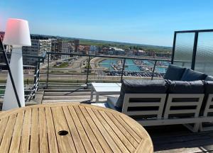 Balkón nebo terasa v ubytování ZEEPAREL Duplex loft