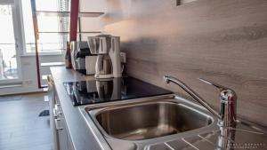 Dapur atau dapur kecil di Gîte Citadin Athois