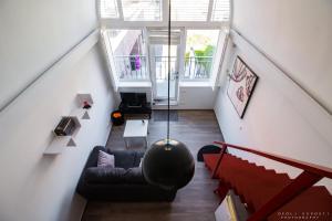 Ruang duduk di Gîte Citadin Athois