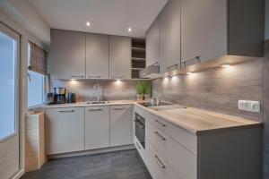 Η κουζίνα ή μικρή κουζίνα στο Apartments Four Seasons Voorstraat