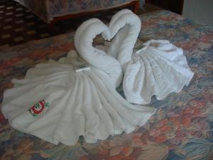 Katil atau katil-katil dalam bilik di Arcos hotel