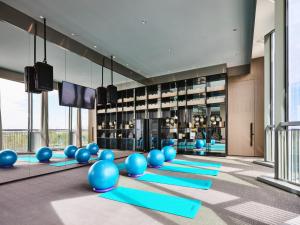 Fitnesscentret og/eller fitnessfaciliteterne på Crowne Plaza Qidong, an IHG Hotel