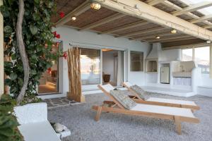 Balkón alebo terasa v ubytovaní Avali Deluxe Suites