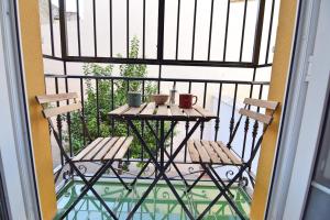 En balkong eller terrass på Apartamentos Tribuna