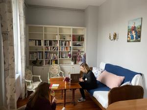 Posezení v ubytování La Villa by Michel Gonet