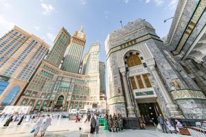 Utsikt over Mekka, enten fra hotellet eller fra et annet sted
