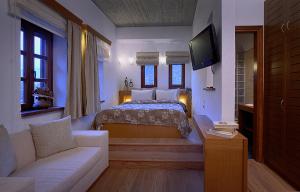 Postelja oz. postelje v sobi nastanitve Kerasies Guesthouse