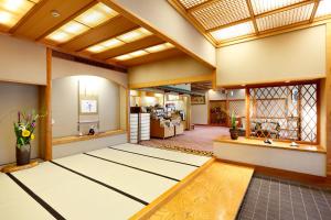 a lobby of a building with at Wafu-no-Yado MASUYA in Yamanouchi