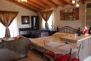 A seating area at Villa Nefeli