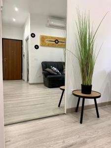 A seating area at A casa di Miranda