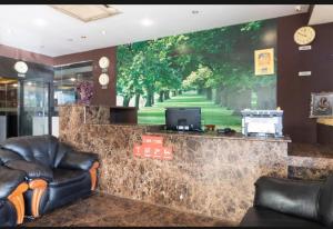 TV a/nebo společenská místnost v ubytování Hotel Vassi Palaze