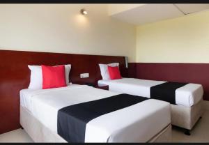 Postel nebo postele na pokoji v ubytování Hotel Vassi Palaze
