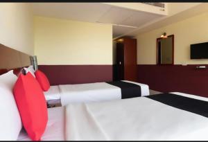 TV a/nebo společenská místnost v ubytování Hotel Vassi Palaze
