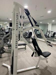 Fitness centrum a/nebo fitness zařízení v ubytování Hotel Kumiai Inn