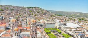 Nespecifikovaný výhled na destinaci Sahuayo de José María Morelos nebo výhled na město při pohledu z hotelu