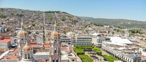 Nespecifikovaný výhled na destinaci Sahuayo de José María Morelos nebo výhled na město při pohledu z hotelu