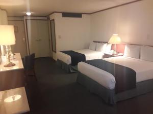 Postel nebo postele na pokoji v ubytování Hotel Bristol