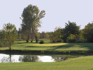 O grădină în afara Golf Hotel