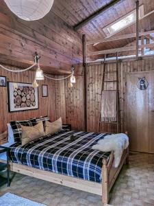 Postel nebo postele na pokoji v ubytování Relais des Mélèzes