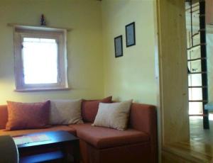A seating area at Chata pod Orechom