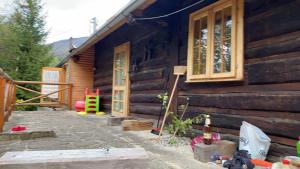 A garden outside Chata pod Orechom