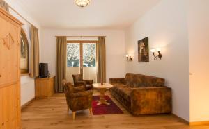 Posezení v ubytování Ferienappartements Landhof